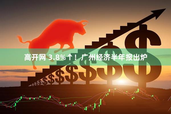 高开网 3.8%↑！广州经济半年报出炉
